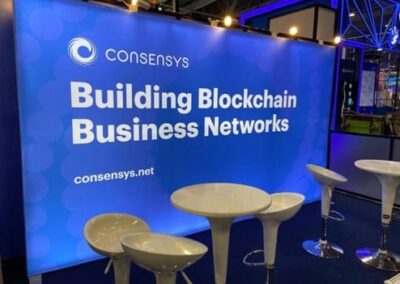 Backlit Fabric Exhibition Stand