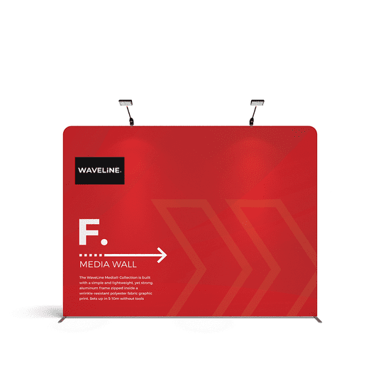 WaveLine Media Tension-Fabric Backdrop Exhibition Stand
