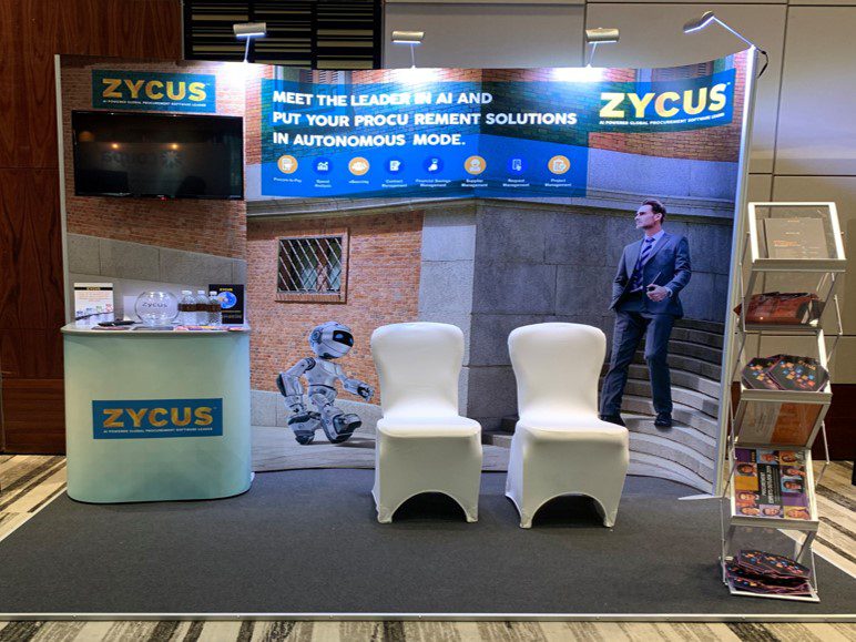 Exhibition Stand Rental Package 1: ISOframe Wave Backdrop Rental