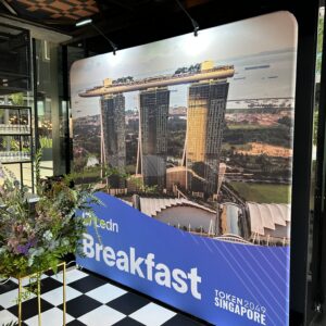 2.5m wide tension-fabric backdrop