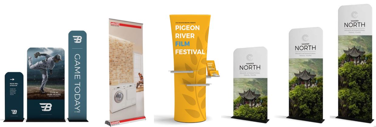 Banners banner stand