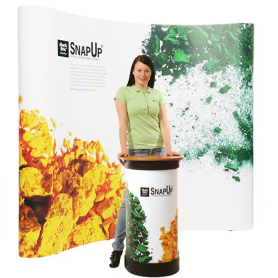 SnapUp Classic 4x3 Curved Pop-up
