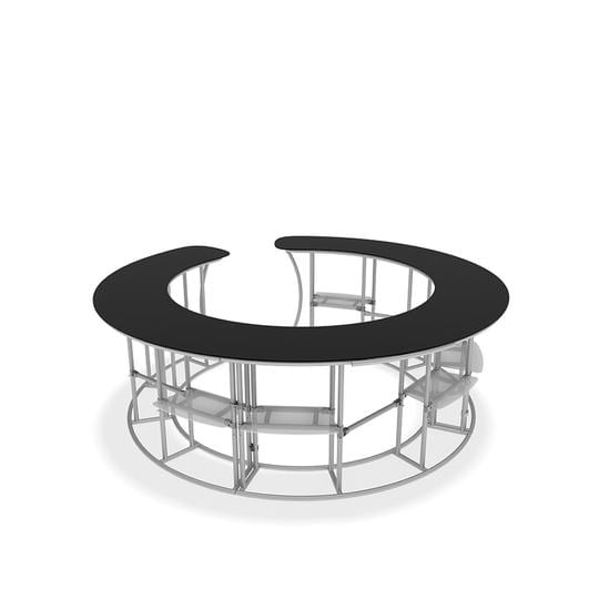 WaveLine InfoDesk: U-Shape, 3mW x 1.9mD x 1mH - Image 2