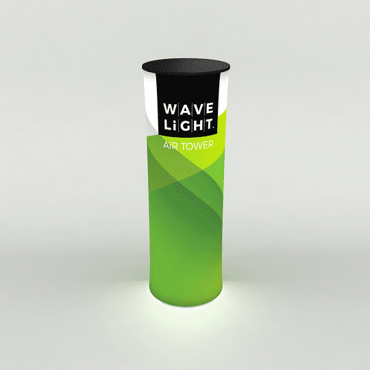 WaveLight Air Backlit Inflatable Tower: 2.3mH, Circular - Image 3