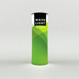 WaveLight Air Backlit Inflatable Tower: 2.3mH, Circular