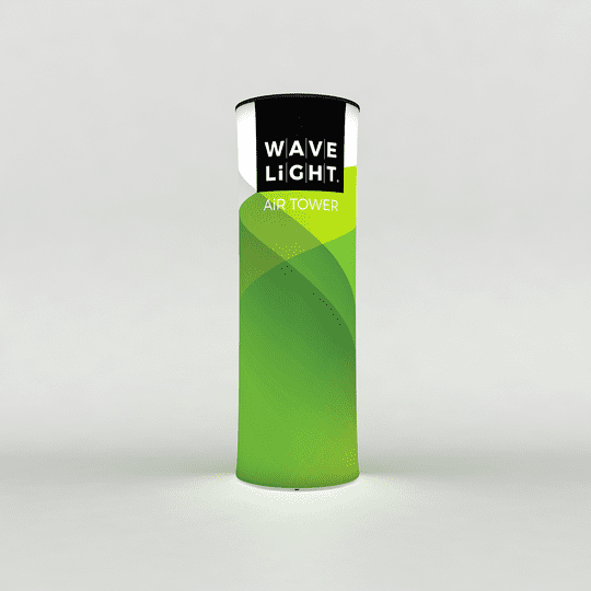 WaveLight Air Backlit Inflatable Tower: 2.3mH, Circular
