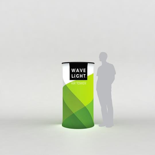 WaveLight Air Backlit Inflatable Tower: 1.5mH, Circular - Image 4