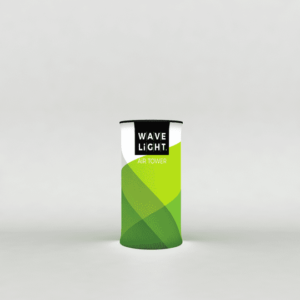 WaveLight Air Backlit Inflatable Tower: 1.5mH, Circular