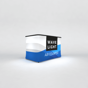 WaveLight Air Rectangular Mini Counter: 1mW x 60cmD x 56cmH