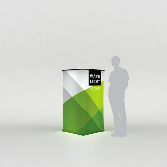 WaveLight Air Backlit Inflatable Tower: 1.5mH, Square - Image 4