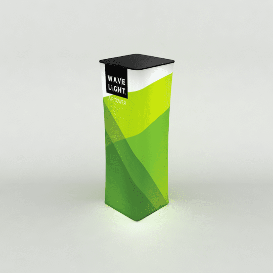 WaveLight Air Backlit Inflatable Tower: 2.3mH, Square - Image 3