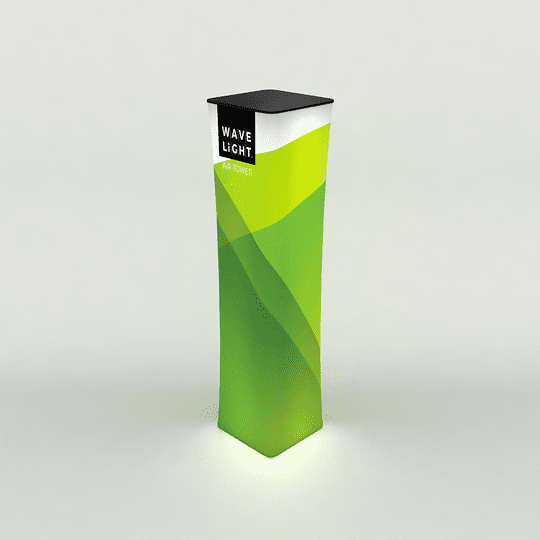 WaveLight Air Backlit Inflatable Tower: 3.2mH, Square - Image 3