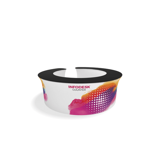 WaveLine InfoDesk: O-Shape, 3mW x 2.9mD x 1mH