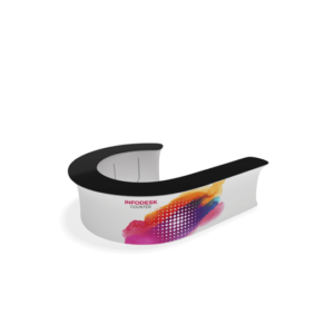 WaveLine InfoDesk: J-Shape, 4.25mW x 2.25mD x 1mH