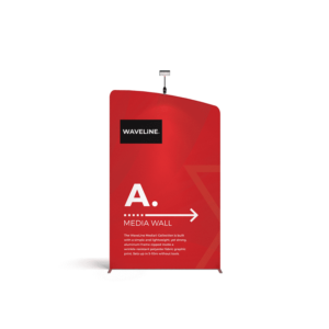 WaveLine Fabric Backdrop A (Left): 1.5mW x 2.5mH