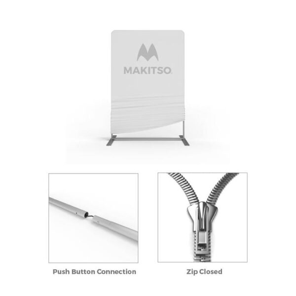 WaveLine Fabric Backdrop Q: 4mW x 2.3mH - Image 5