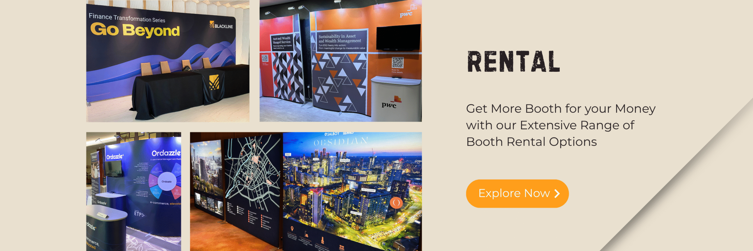 rental banner stand