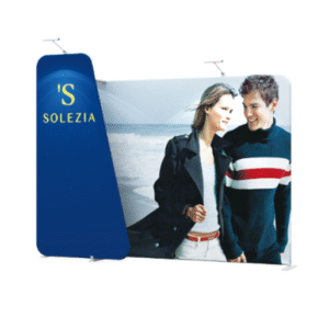 Overlap Tension-fabric Display Wall